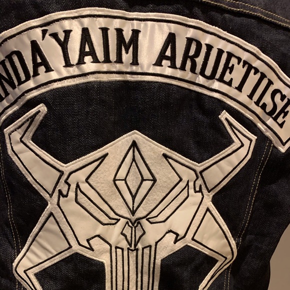 Large Levi’s denim vest dark blue - Picture 8 of 12